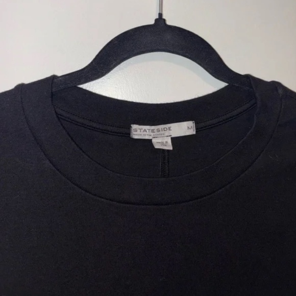 NWT-Stateside Crewneck Long Sleeve Tee - Made in USA - Picture 6 of 8